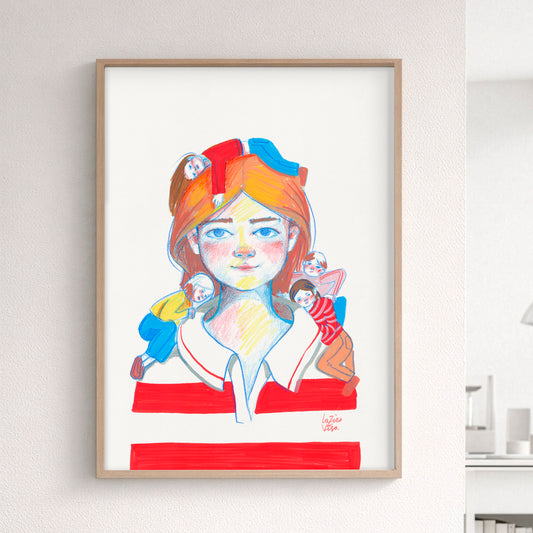 Póster Victoria de la Colección "Somos una"